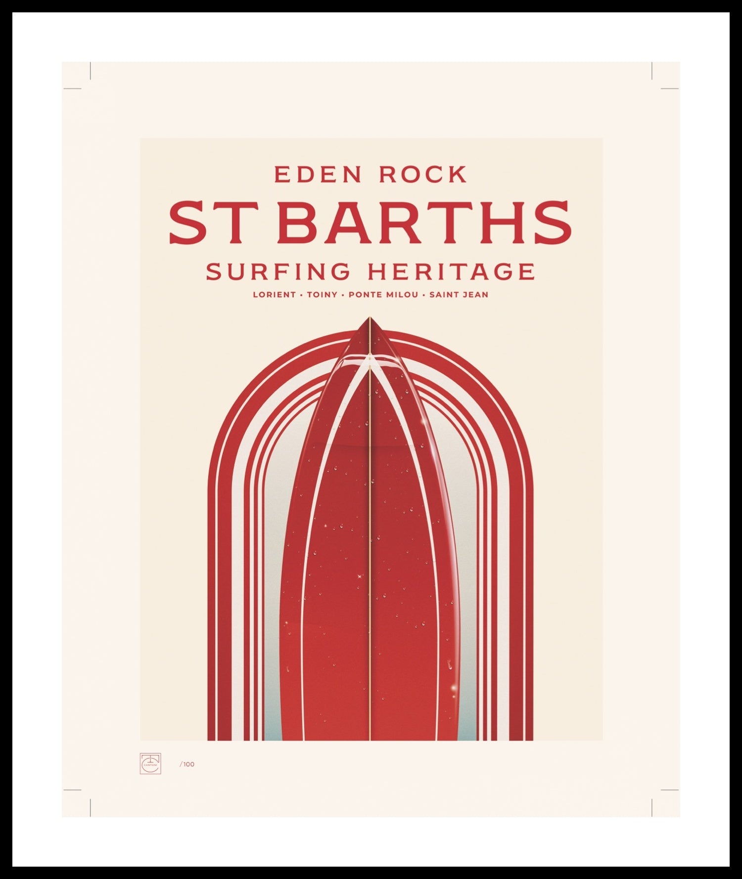 Thomas Cantoni x Eden Rock St Barths - Surfboard – Oetker Hotels Boutique
