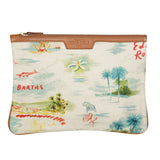 Chez Dede x Eden Rock - Illustrated Clutch