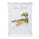 Andrea Ferolla Glass Tray - St Jean Bay Eden Rock St Barths