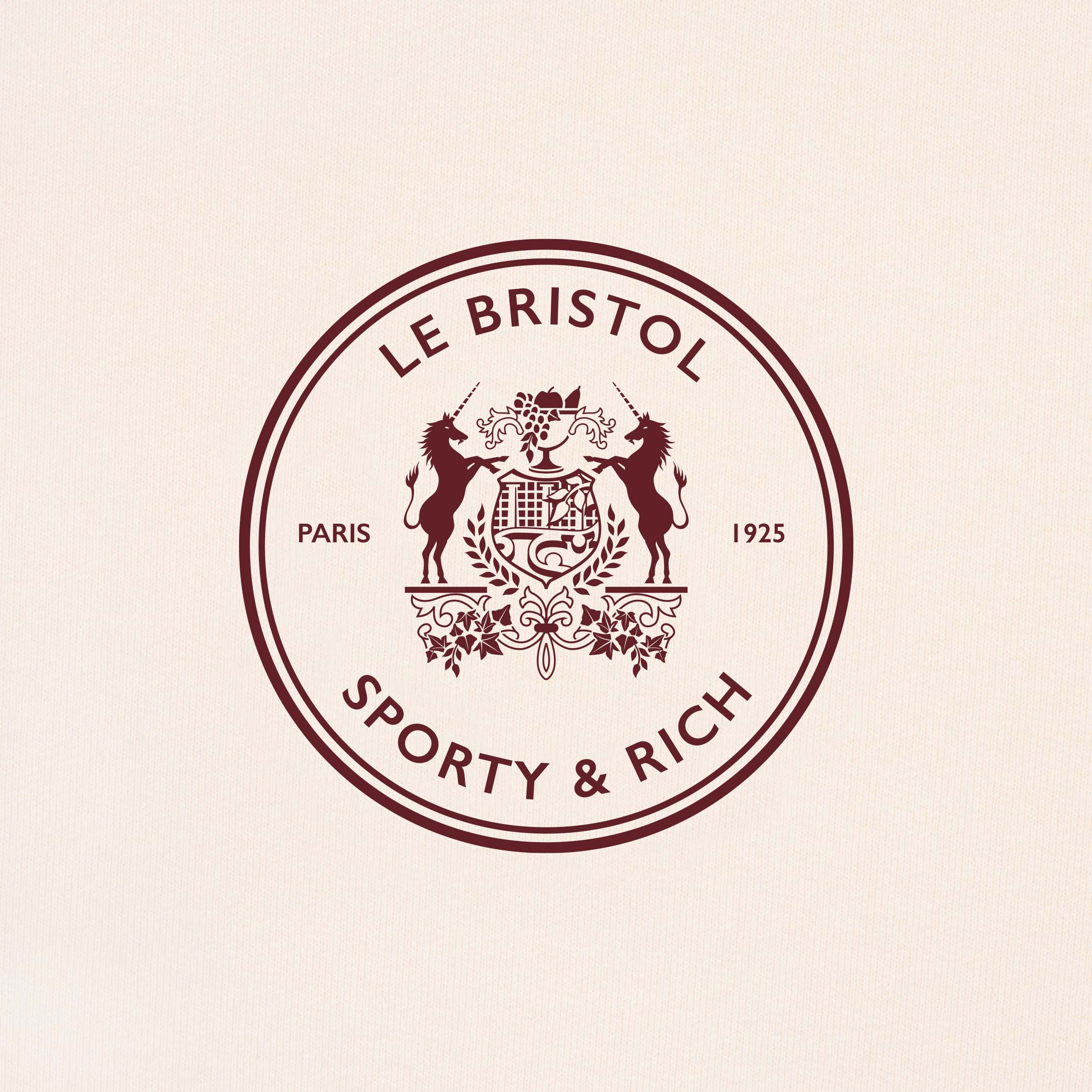 Oetker Collection Boutique Sporty & Rich x Le Bristol Cream Crewneck