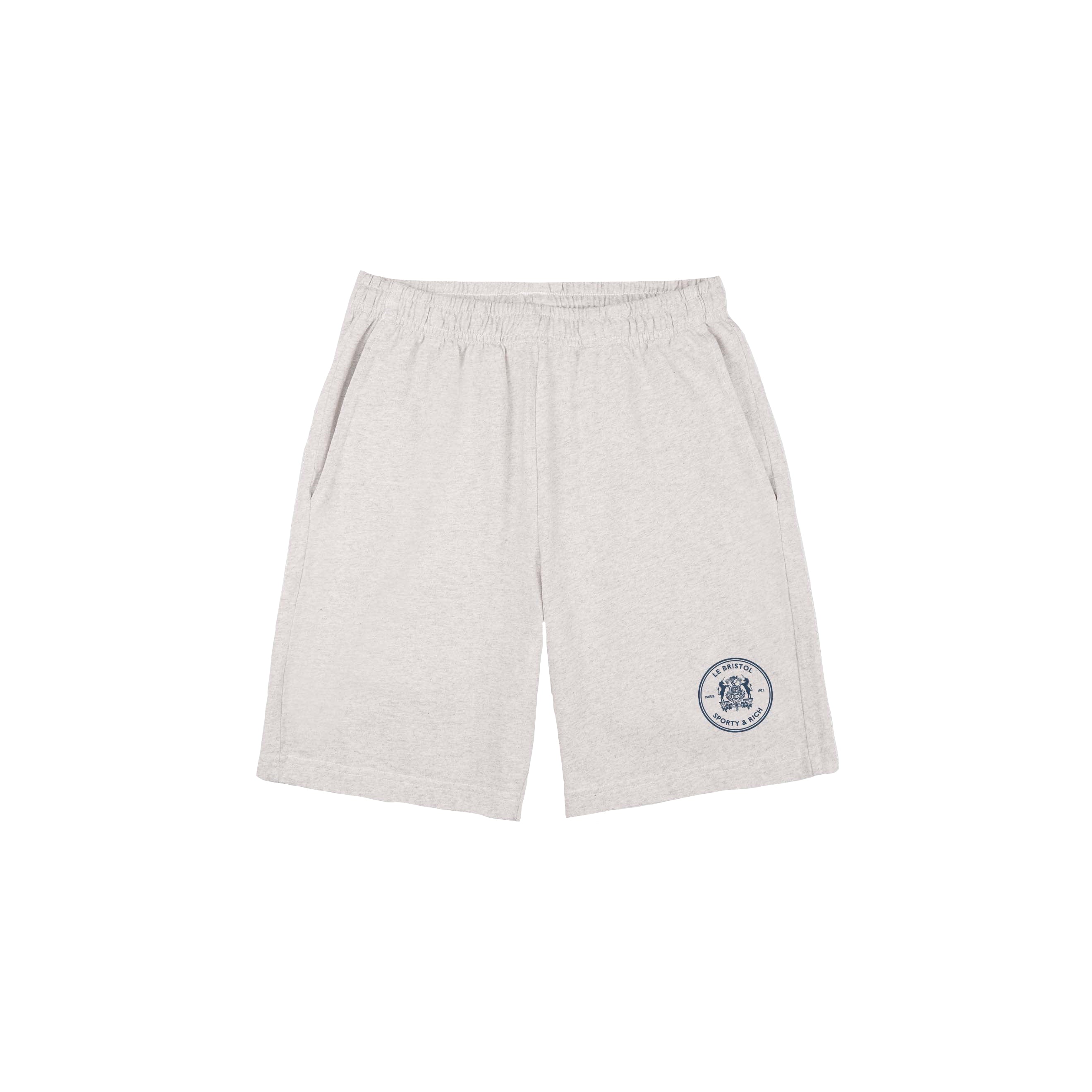 Oetker Collection Boutique Sporty & Rich x Le Bristol Grey Gym Shorts