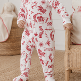 Petite Plume x Eden Rock - Baby Romper Reverie Toile de Jouy