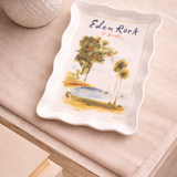 Andrea Ferolla Glass Tray - Firework Eden Rock St Barths