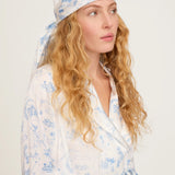 Petite Plume x Eden Rock Blue Reverie Silk Scarf