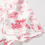 Petite Plume x Eden Rock Red Reverie Silk Scarf