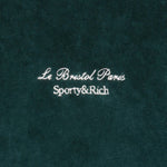 Oetker Collection Boutique Sporty & Rich x Le Bristol Green Velour Jacket