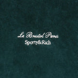 Oetker Collection Boutique Sporty & Rich x Le Bristol Green Velour Jacket