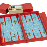 Alexandra Llewellyn Eden Rock - St Barths Exclusive Edition Travel Backgammon Board - Oetker Collection Hotels Boutique