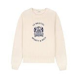 Bristol Crest Knitted Sweater Cream