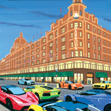 Supercars in Knightsbridge