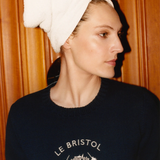 Bristol Crest Knitted Sweater Navy