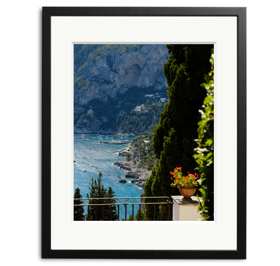 Sonic Editions Poster Capri 2019 Exclusive Print Poster Oetker Collection Boutique Art Home and Accessories Luxury Travel Destination