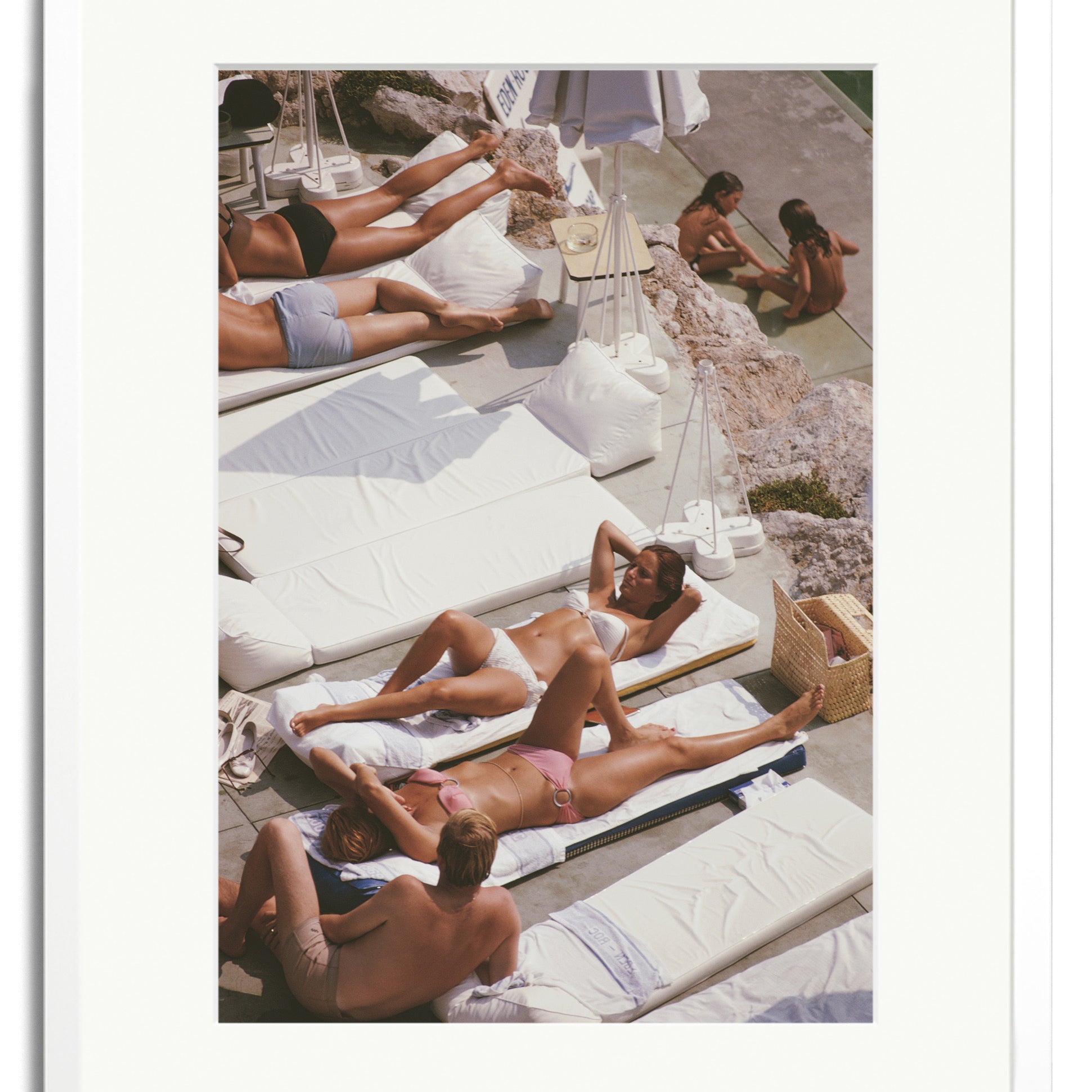Sunbathers at Eden Roc