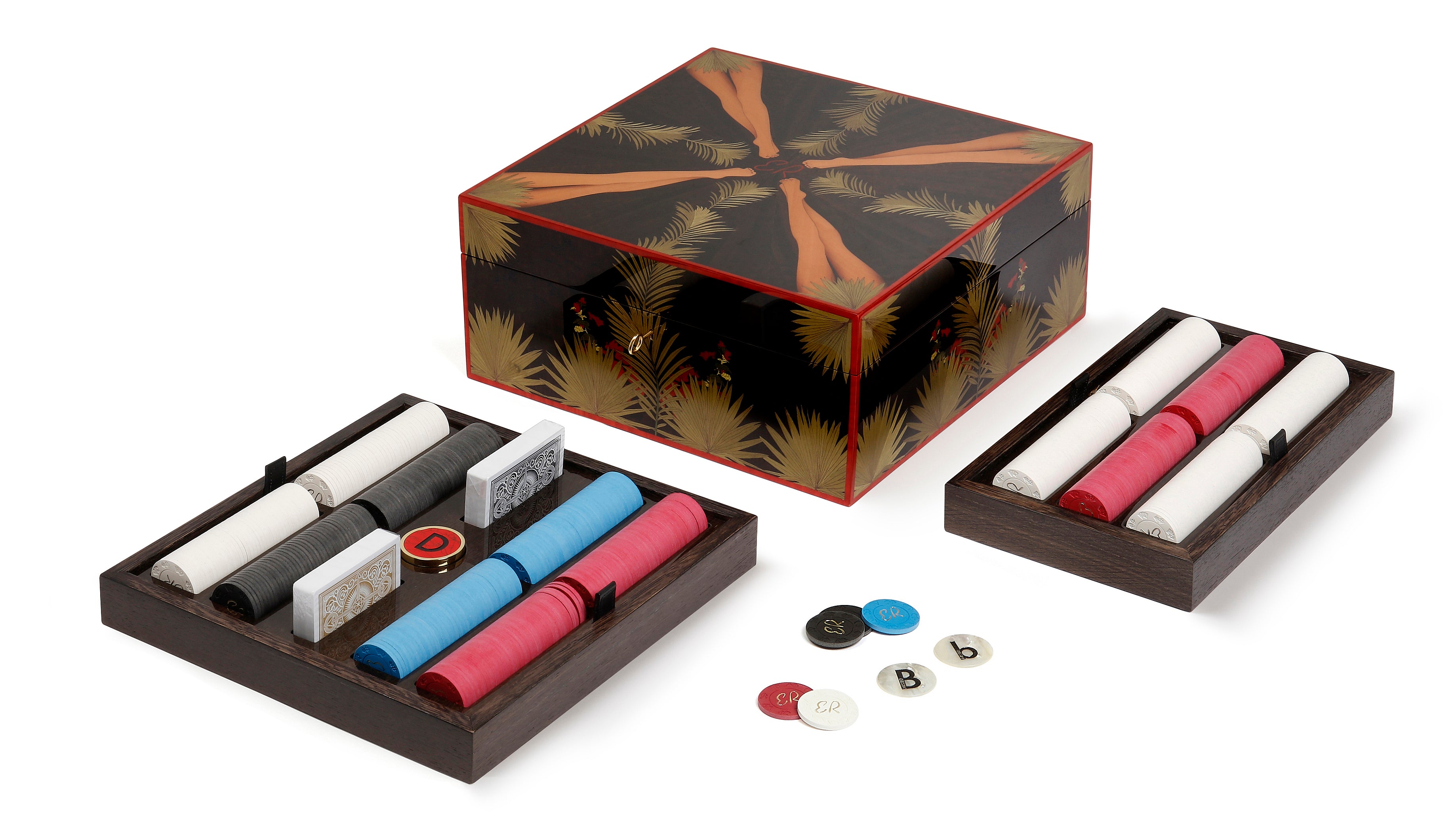 Eden Rock limited edition poker set - Black - Oetker Collection Hotels Boutique